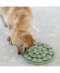 Dexypaws Enrichment Snuffle Mat: Sage Green Circle