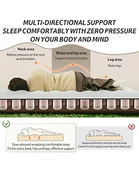 Naturehike 1/2/3 Person Self-Inflating Camping Air Mattresses,3 sizes Thick-Portable Lightweight Unmute-Sleeping Mat with Built-in Inflation Pump