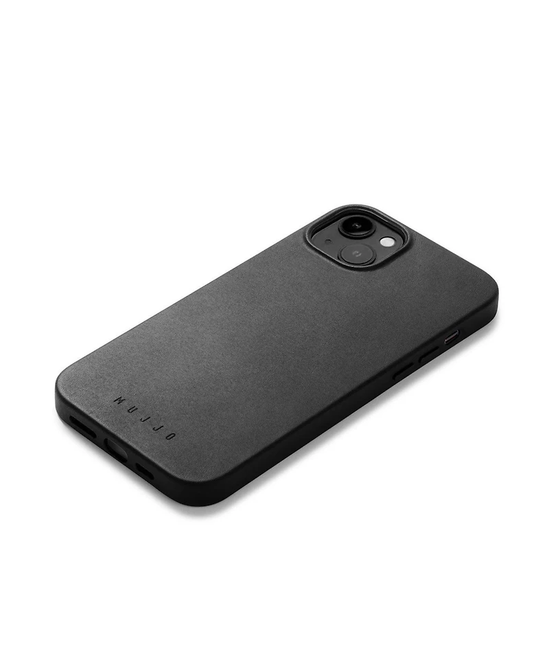 Mujjo Full Leather Case for iPhone 15 Plus and 14