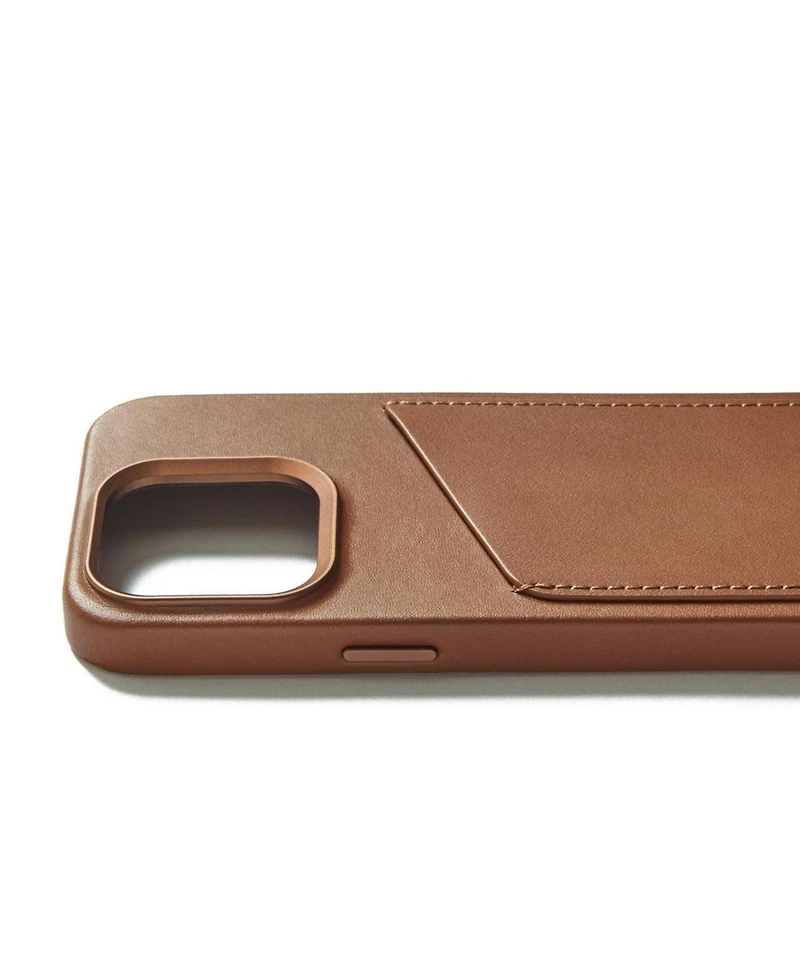Mujjo Full Leather Wallet Case for iPhone 15 Pro