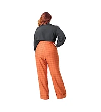 Unique Vintage Plus 1940s Buttoned Wide leg Trousers