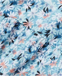 Lands' End Girls Long Sleeve Gathered Waist Jersey Dress