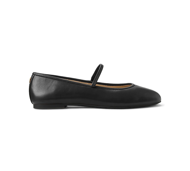 Lauren Ralph Women's Jayna Mary Jane Flat