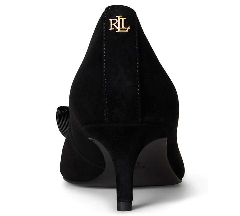 Lauren Ralph Women's Adrienne Suede Bow Pump