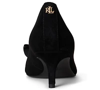 Lauren Ralph Women's Adrienne Suede Bow Pump
