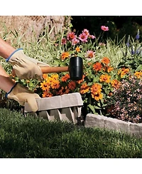 Suncast 10 Piece 12" Landscape Design Border Decorative Natural Stone Edging
