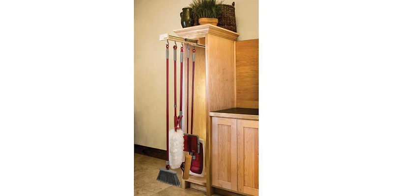 Rev-a-Shelf Pullout Organizer Hooks w/ Ball-bearing Slide System, Gld-W22-sc-7