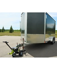 Tow Tuff Tmd-35ETD8 Adjustable 3500 Lbs Capacity Electric Trailer Dolly, Green