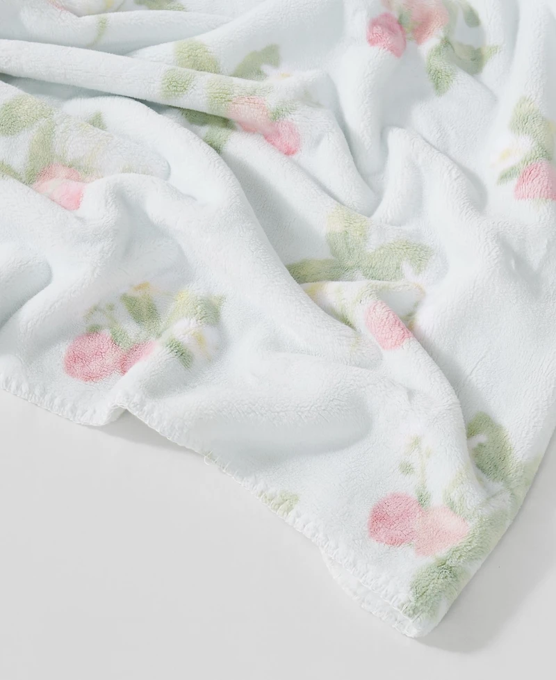 The Farmhouse by Rachel Ashwell Strawberry Delight Throw, 50" x 70"