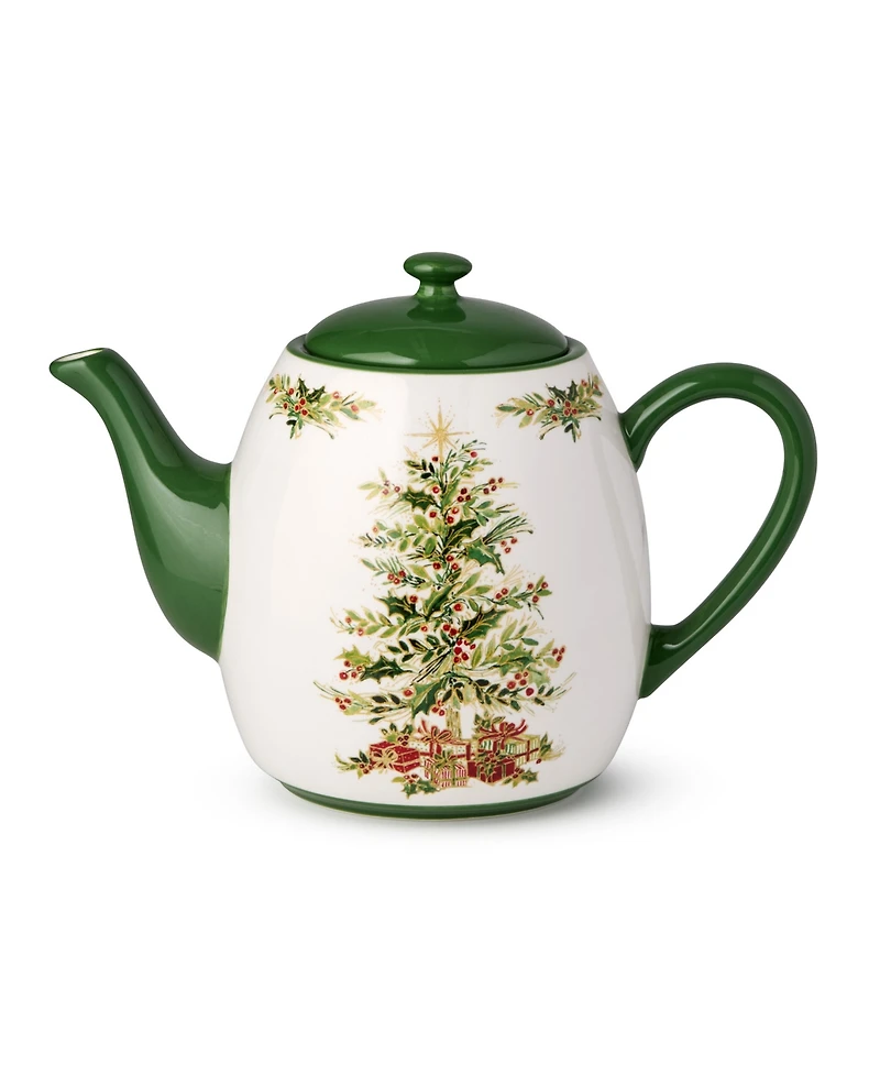 Certified International Holly Tree Teapot