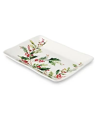 Certified International Holly Vines Rectangular Platter