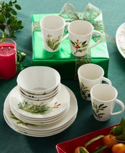 Certified International Holly Vines Christmas Dinnerware Collection