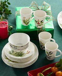 Certified International Holly Vines Christmas Dinnerware Collection