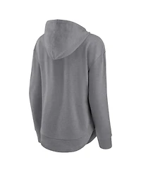Fanatics Women's Heather Gray Texas A M Aggies Tail Sweep Pullover Hoodie