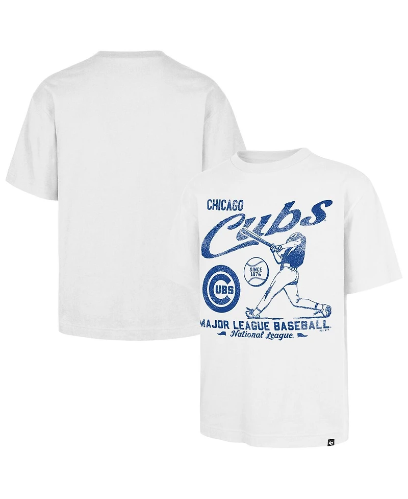 '47 Brand Men's White Chicago Cubs Regional Batter Foundation T-Shirt