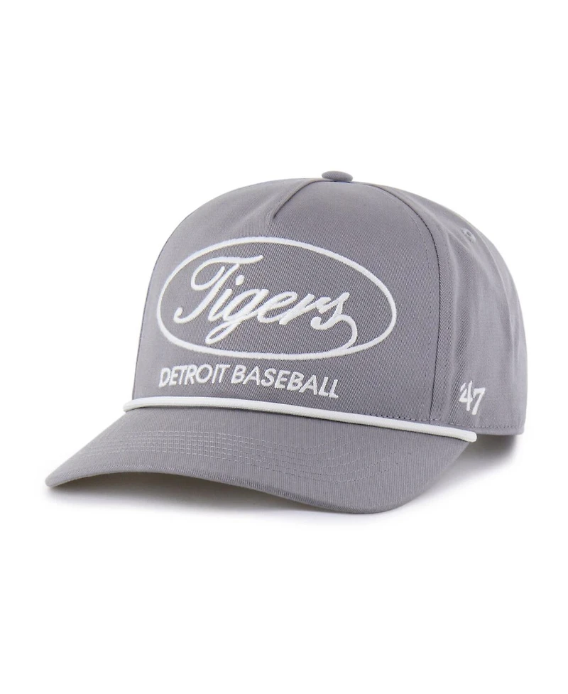 '47 Brand Men's Gray Detroit Tigers Foundational Hitch Adjustable Hat