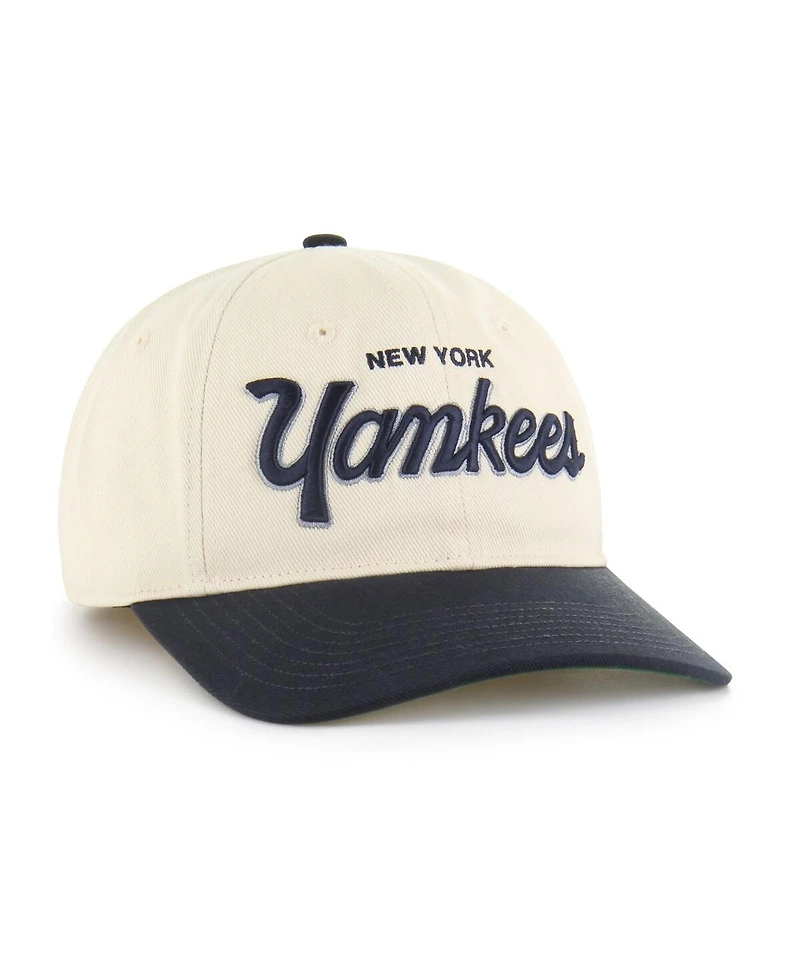 '47 Brand Men's Natural New York Yankees Crosstown Franchise Fitted Hat