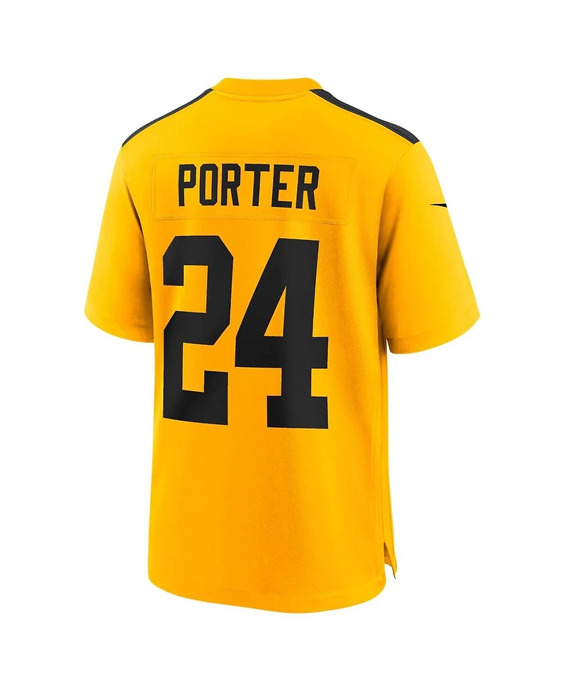 Nike Big Boys and Girls Joey Porter Jr. Gold Pittsburgh Steelers Alternate 1933 Throwback Game Jersey