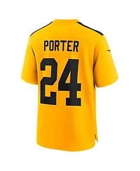 Nike Big Boys and Girls Joey Porter Jr. Gold Pittsburgh Steelers Alternate 1933 Throwback Game Jersey