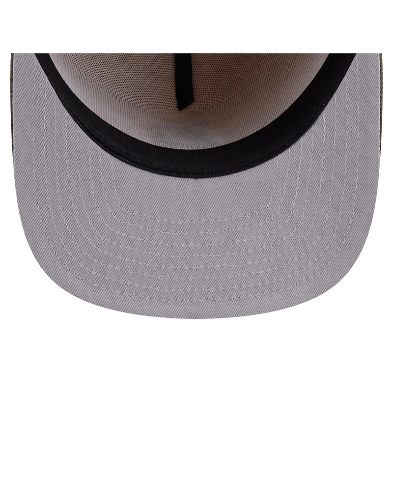 New Era Men's Light Beige/Olive Detroit Tigers Two-Tone Color Pack A-Frame 59FIFTY Fitted Hat