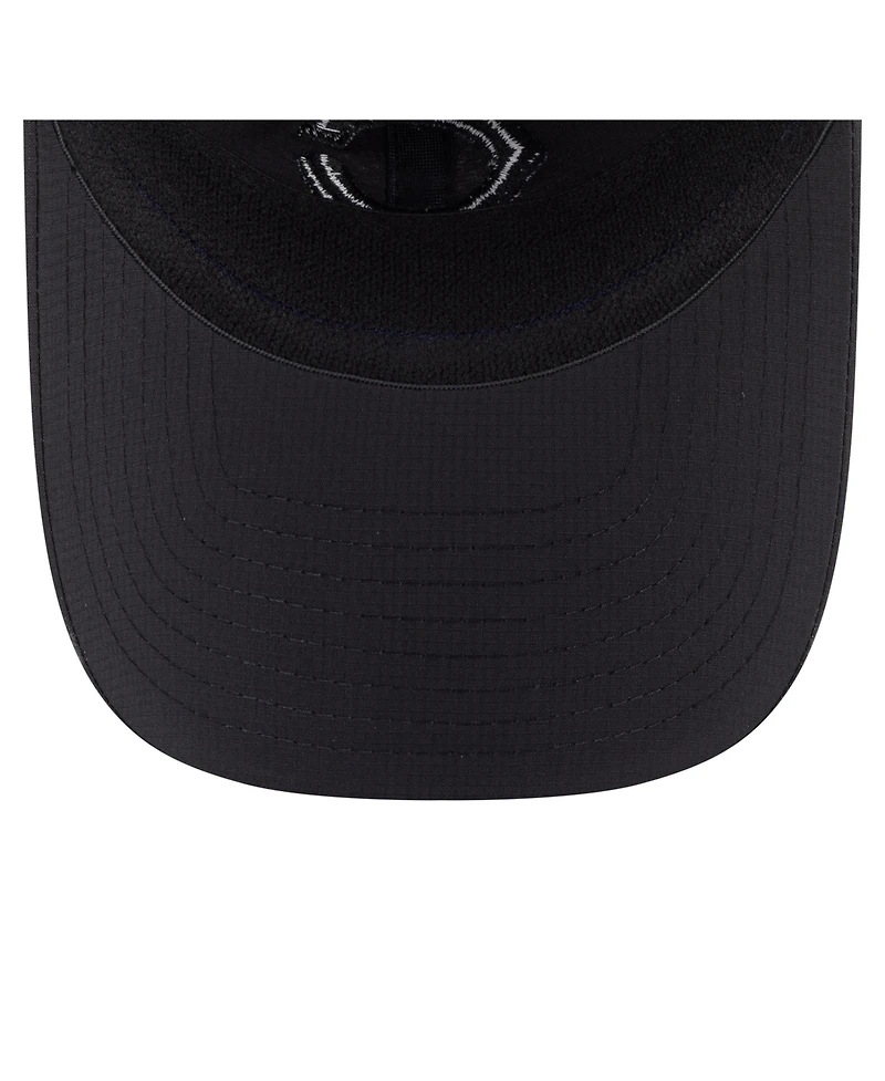 New Era Men's Black Cincinnati Reds Ripstop Casual Classic Adjustable Hat