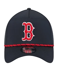 New Era Men's Navy Boston Red Sox 39THIRTY A-Frame Perforated Flex Hat