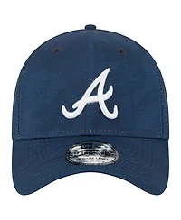 New Era Men's Navy Atlanta Braves Tonal Camo 39THIRTY Flex Hat