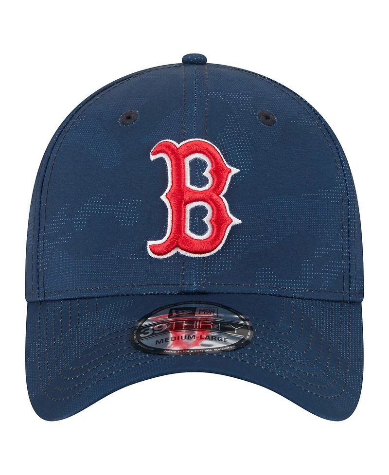 New Era Men's Navy Boston Red Sox Tonal Camo 39THIRTY Flex Hat