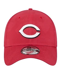 New Era Men's Red Cincinnati Reds Tonal Camo 39THIRTY Flex Hat