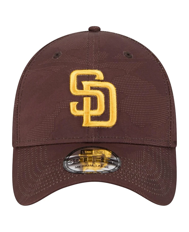 New Era Men's Brown San Diego Padres Tonal Camo 39THIRTY Flex Hat