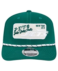 New Era Men's Green New York Jets Chant 9SEVENTY Stretch-Snap Hat