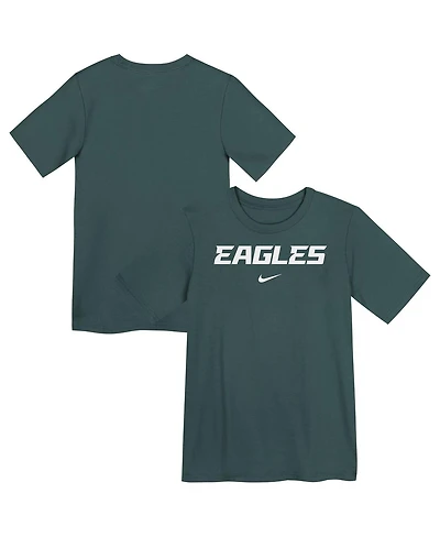 Nike Preschool Midnight Green Philadelphia Eagles Wordmark T-Shirt