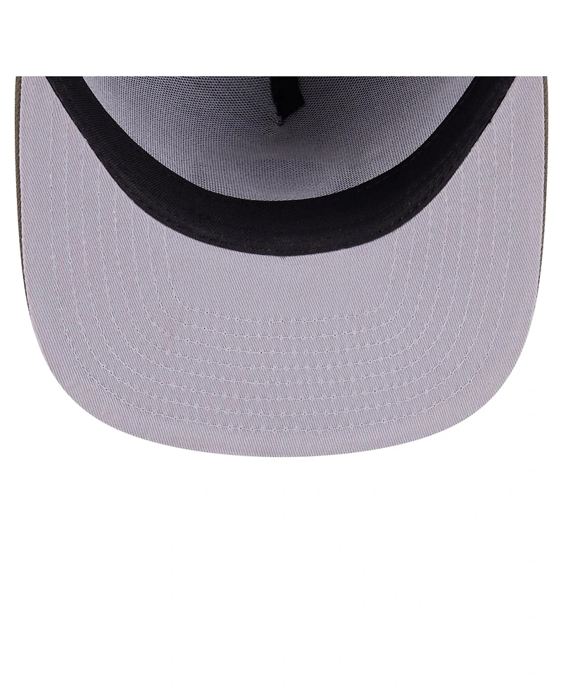 New Era Men's Olive Cincinnati Reds Color Pack A-Frame 59FIFTY Fitted Hat
