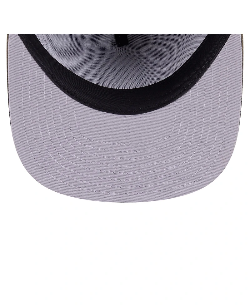 New Era Men's Olive Detroit Tigers Color Pack A-Frame 59FIFTY Fitted Hat