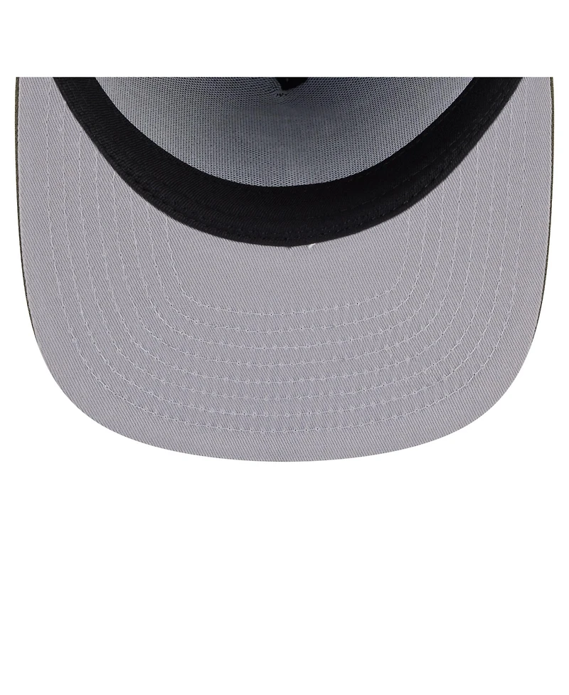 New Era Men's Olive Philadelphia Phillies Color Pack A-Frame 59FIFTY Fitted Hat