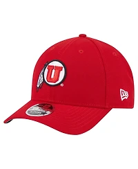 New Era Men's Red Utah Utes Team Collective 9FORTY M-Crown Adjustable Hat