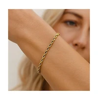 Hollywood Sensation Elegant Gold Rope Bracelet