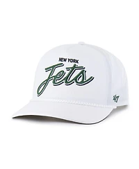 '47 Brand Men's White New York Jets Brrr Fairway Hitch Adjustable Hat