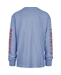 '47 Brand Men's Blue New England Patriots Cairn Ravine Foundation Throwback Long Sleeve T-Shirt