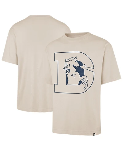 '47 Brand Men's Tan Denver Broncos Bouldering Imprint Ravine Foundation Throwback T-Shirt