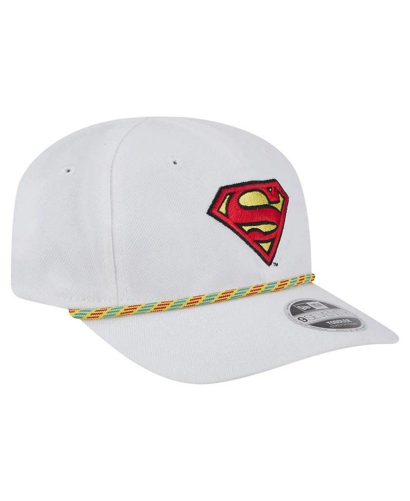 New Era Big Boys and Girls White Superman Multi Rope 9SEVENTY Stretch snap Hat