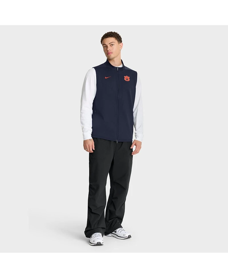Nike Men's Navy Auburn Tigers Primetime Victory Full Zip Vest
