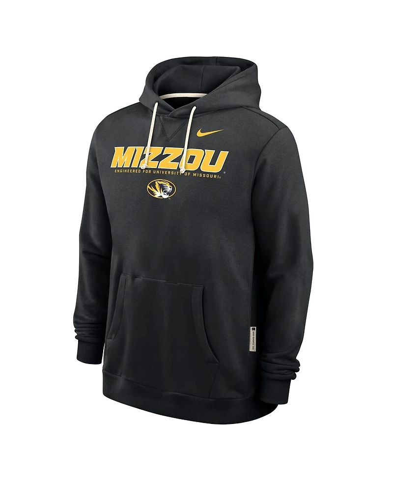 Nike Men's Black Missouri Tigers 2025 Sideline Performance Pullover Hoodie