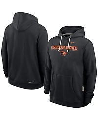 Nike Men's Black Oregon State Beavers 2025 Sideline Performance Pullover Hoodie