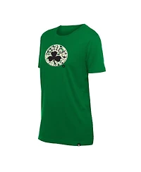 New Era Women's Kelly Green Boston Celtics Glam Game Flower T-Shirt