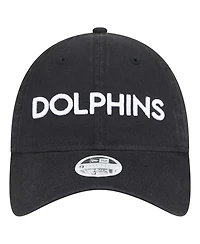 New Era Women's Black Miami Dolphins Cece 9TWENTY Adjustable Hat