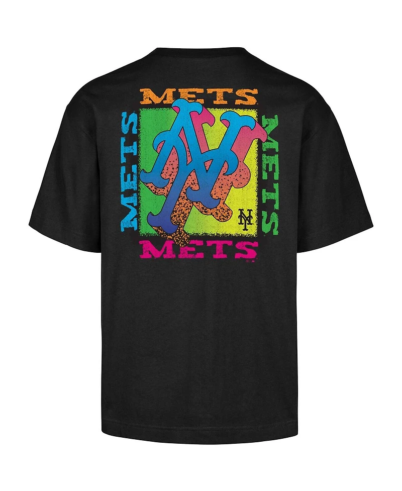 '47 Brand Men's Black New York Mets Sundale Foundation T-Shirt