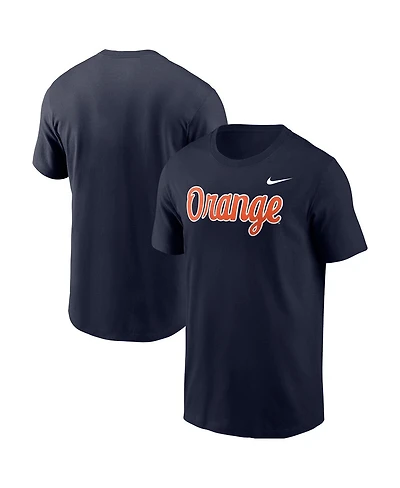 Nike Men's Navy Syracuse Orange Script T-Shirt