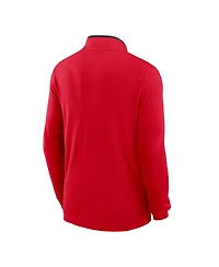 Nike Men's Scarlet Rutgers Knights Dri-fit Victory Quarter-Zip Pullover Sweatshirt