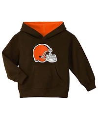 Outerstuff Toddler Brown Cleveland Browns Prime Pullover Hoodie